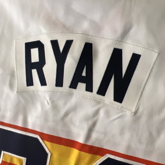 Signed Vtg Houston Astros Jersey 2XL Nolan Ryan 34 Mitchell Ness w/Tag HOLOGRAM - Picture 9 of 13